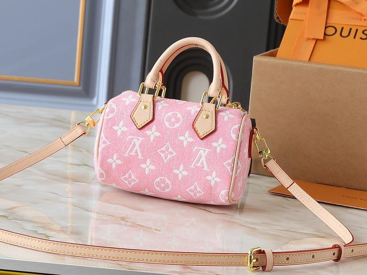 Mini 16cm Baby Pink Monogram Bag *PRE-ORDER*