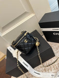 Black mini vanity bag *PRE ORDER*