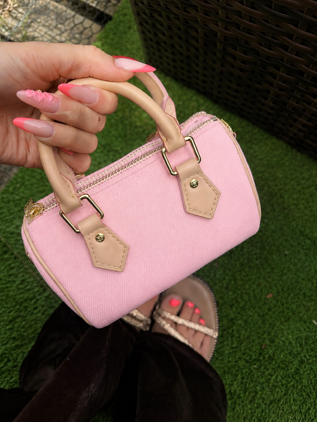 Mini 16cm Baby Pink Bag