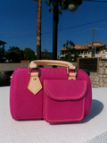 Mini 16cm hot Pink Bag