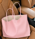 Pink tote bag