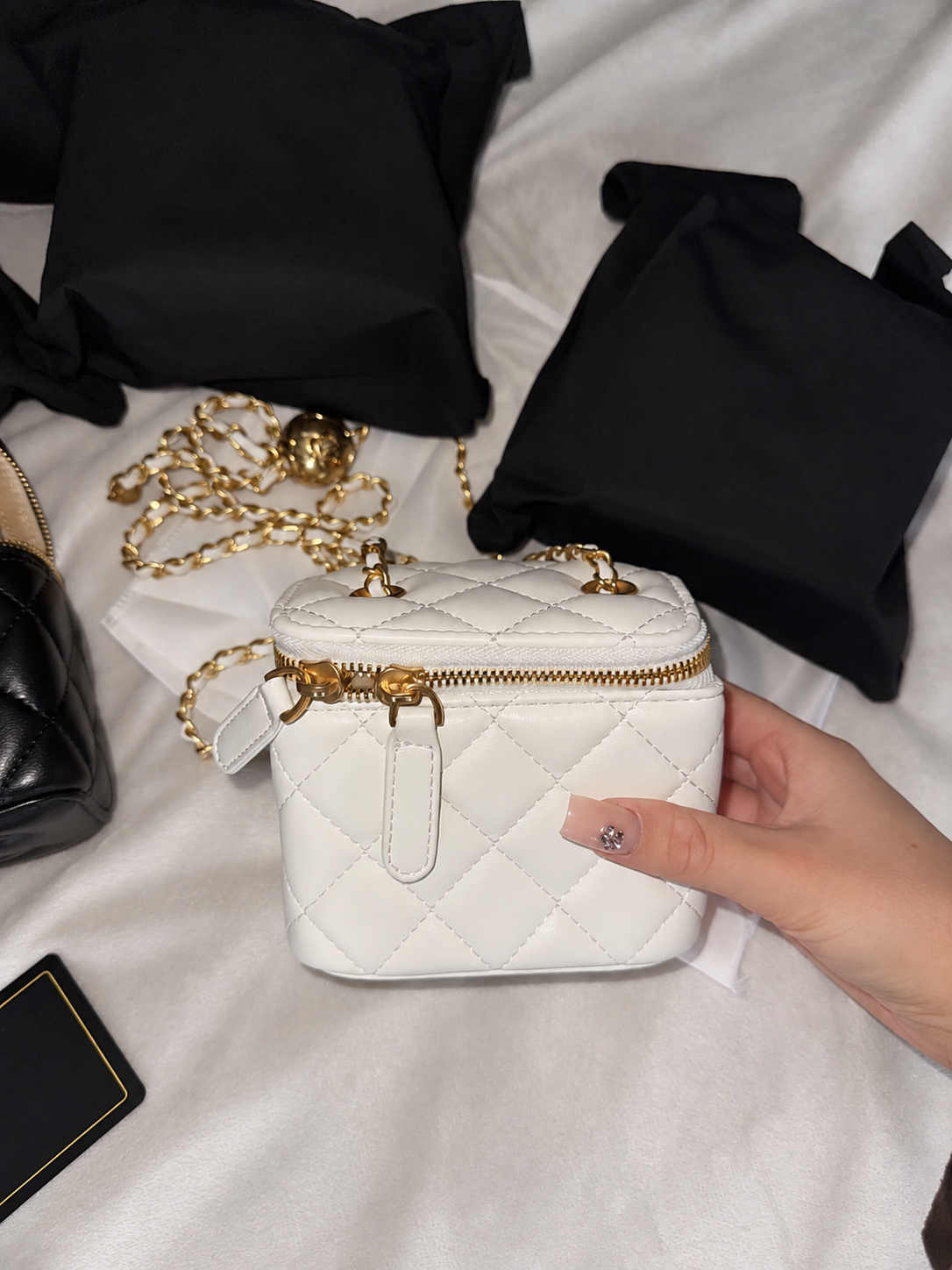 White mini vanity bag *pre order*
