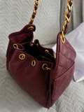 Burgandy Slouchy bag