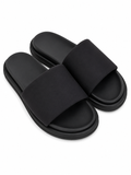 Black pillow sliders