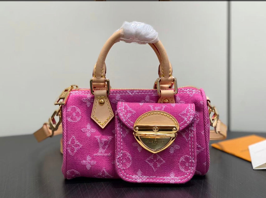 Mini 16cm Pink Monogram Bag *PRE-ORDER*
