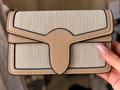 Beige wallet bag